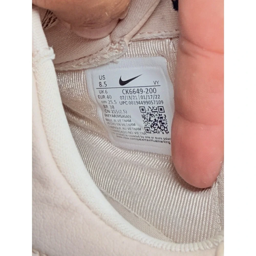 Nike Air Force 1 Pixel Particle Beige Women's 8.5 Pink CK6649-200 Sneakers